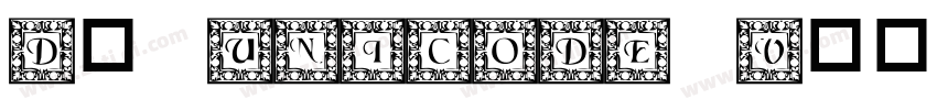Dl UNICODE V03 Bold字体转换